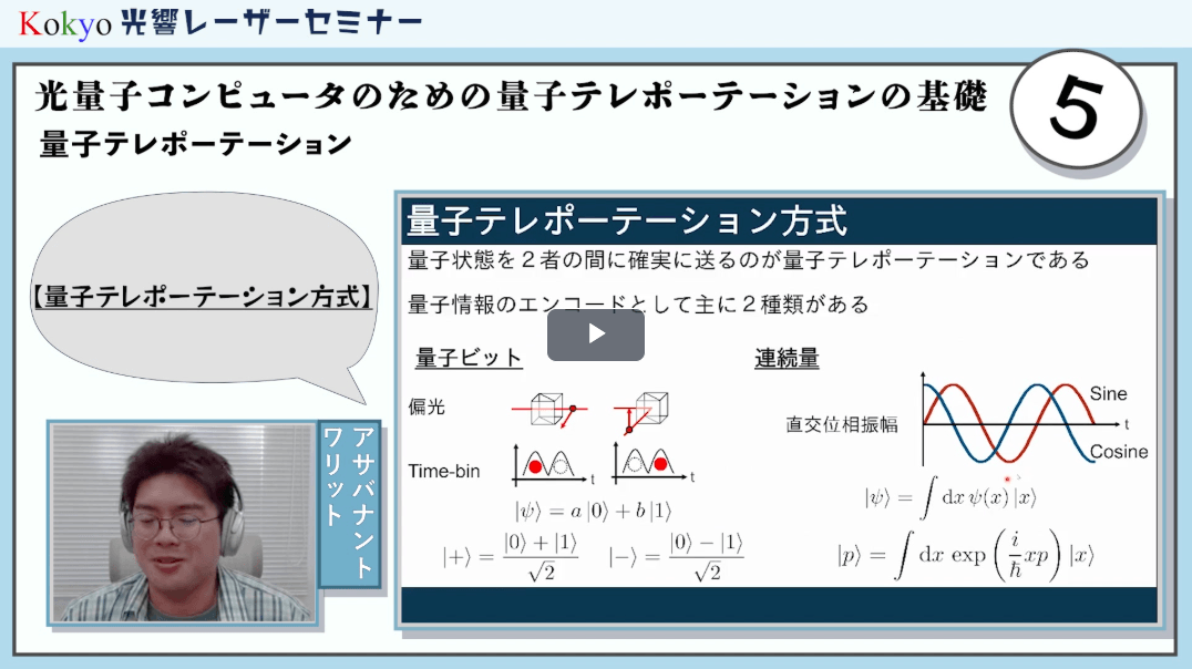 【量子テレポーテーション】